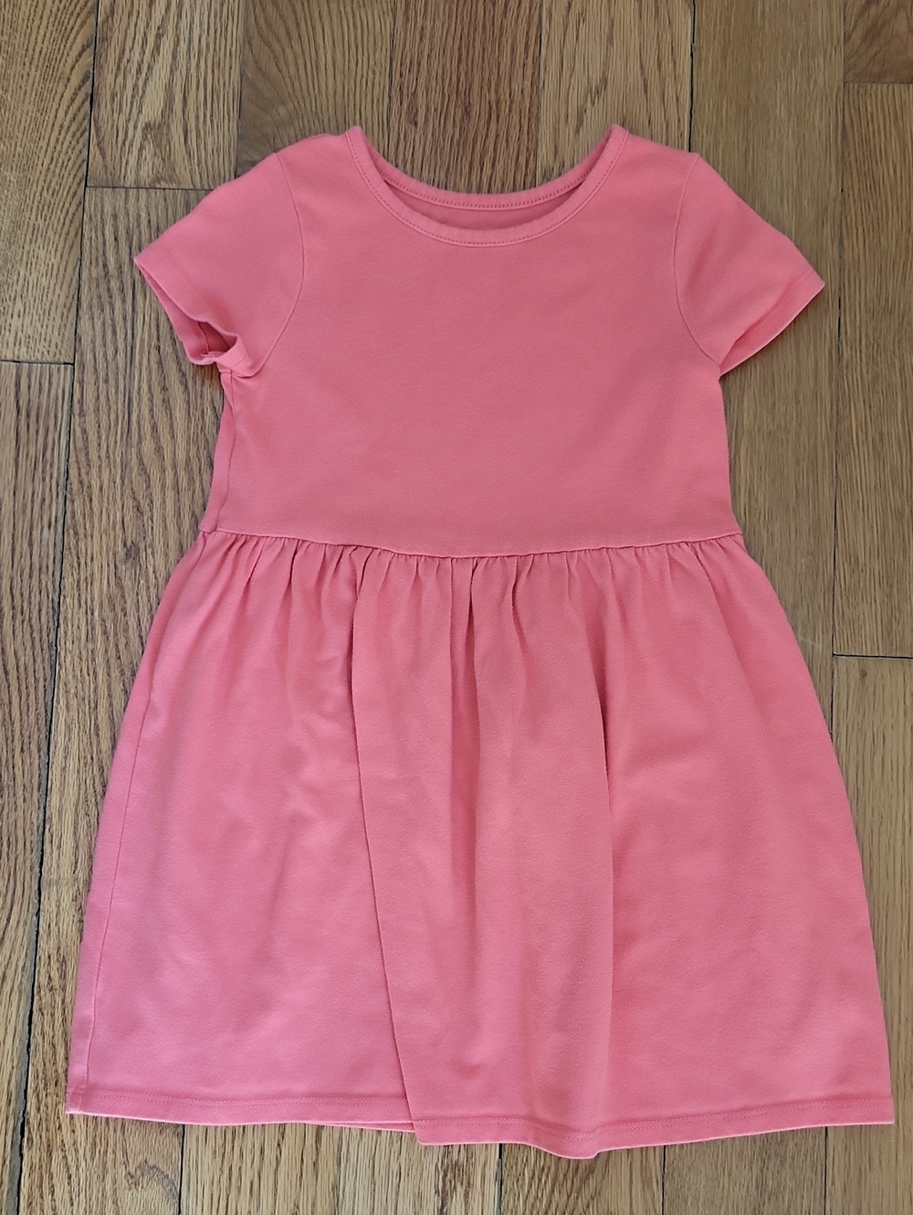 Little Girls Dark Coral Dress